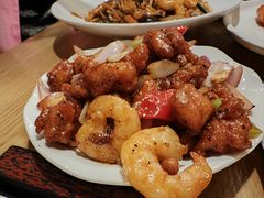 椒香虾仁爆鸡球-陈傻子餐厅(世纪都会店)