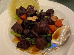 黑金雪花牛肉粒-上海和平饭店龙凤厅 Dragon Phoenix