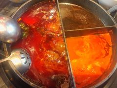 小嫩牛专利T型锅（一锅三吃）-热火朝天鲜切牛肉火锅(南强街巷店)