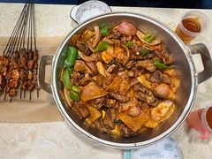 -尕有炕锅烤羊肉
