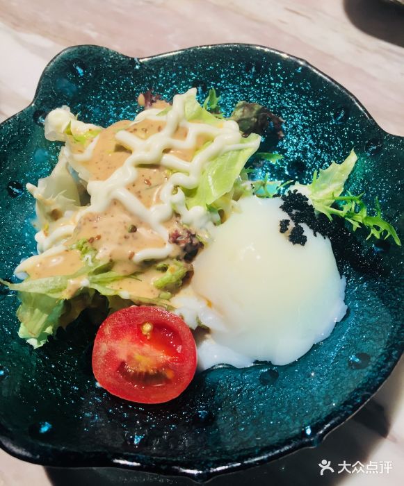 skyfin天空之鳍·全江景无国界料理温泉蛋沙拉图片 - 第1张