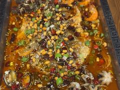 -东来菜馆•手抓海鲜家常菜•海鲜锅贴(鸽子窝店)