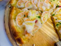 蒜香鲜虾pizza-The Rug Cafe(王府中环店)