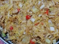 石板五花肉煎酸菜-米村拌饭(摩码广场店)