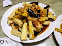 蛤蜊肉拌茄子-华春餐馆(鱼山路店)