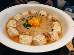 咸蛋黄肉沫臭豆腐-永安鱼庄·镇江菜(东吴路店)