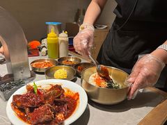 -草家酱蟹炭火烤肉店(珲春南路一店)