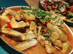 辣炒蛏子-爱妻鱼•老体北重庆水煮鱼•川菜(白云路店)