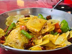 干锅土豆片-有家驴肉黄面(敦煌店)