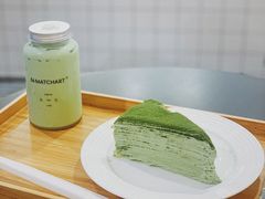 抹茶拿铁-36抹茶·千层与鲜果茶(欢乐海岸店)