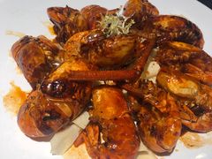 干煎美极罗氏虾-猪肉婆私房菜(华侨城店)