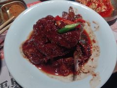 -草家酱蟹炭火烤肉店(珲春南路一店)