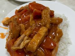 番茄猪扒饭-好好滋味茶餐厅
