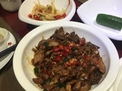 小炒黄牛肉-老山村酒楼(白石洲店)