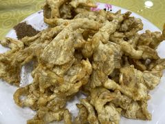 炸蘑菇-春水锅贴·传统鲁菜(大明湖店)