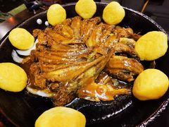 噶巴锅黄鱼贴饼子-粗粮人家·东北菜(洋桥店)