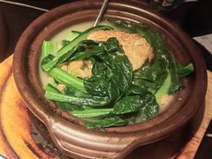 拍姜煎蛋浸菜心-粤·向群饭店(二沙岛店)