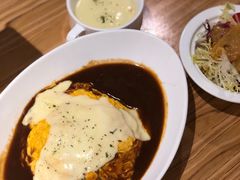 日式肉汁芝士蛋包饭-Ufufu cafe(天神巷店)