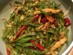 豆角丝炒肉拌转百刀-日上三甘(三里屯店)