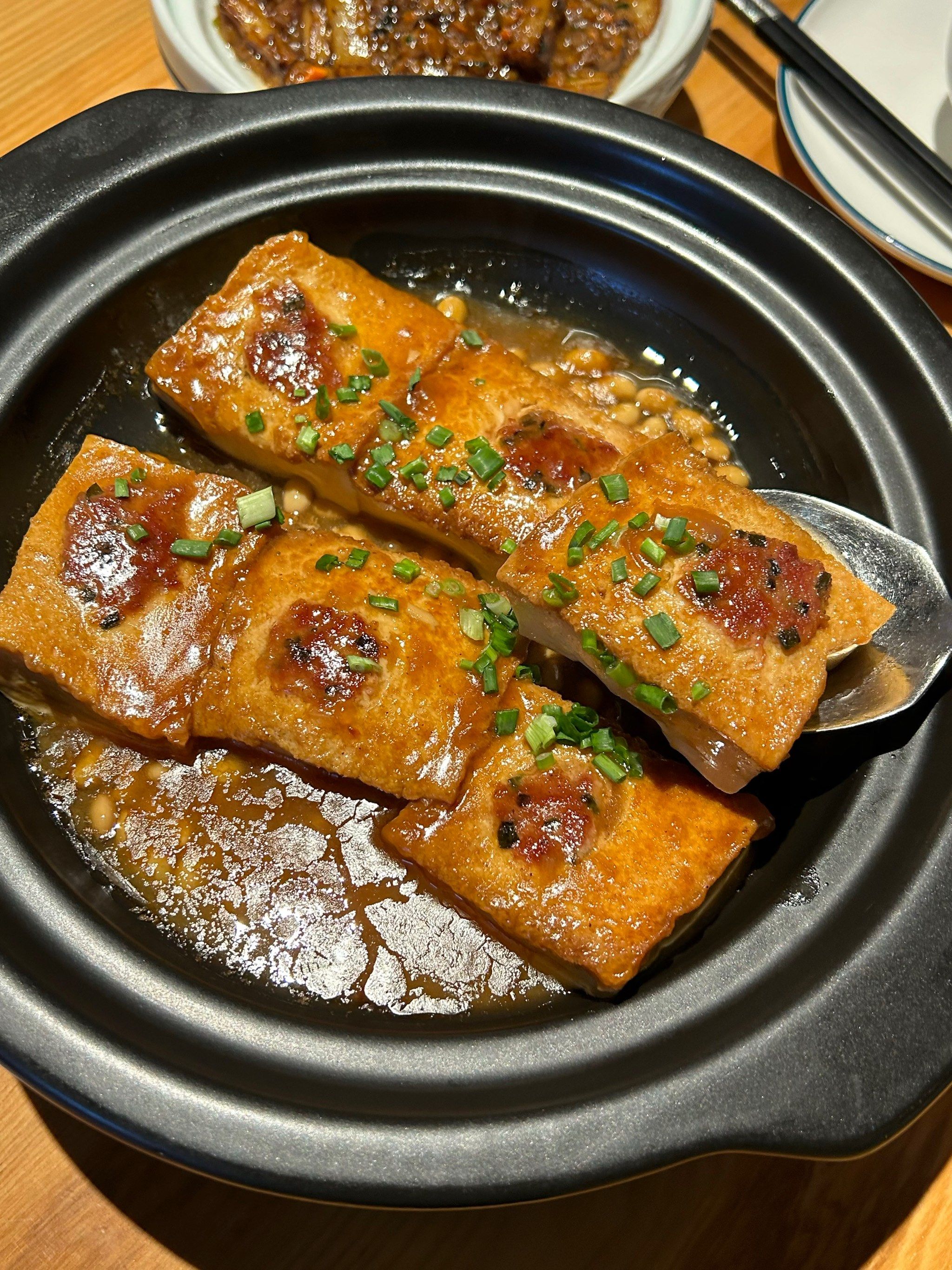 咱就是说,闽桌里的长汀香煎豆腐真的不一般