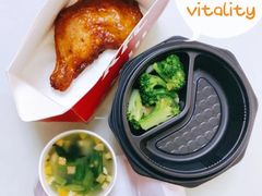 港式烧味脆皮大鸡腿饭-肯德基(当涂大润发店)