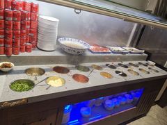 自助调料区-重庆叉叉裤老火锅(云岭东路店)