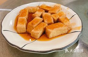 Braised Tofu with Abalone Sauce