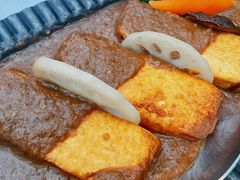 肉汁铁板煎豆腐-梧桐