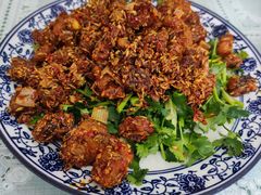 孜然羊肉-北大地皖峰饭馆
