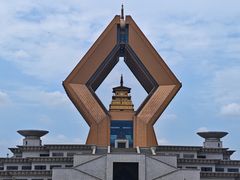 -法门文化景区-合十舍利塔