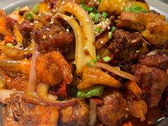 干锅排骨虾-嘎嘎鸭脑壳(蜀汉路店)