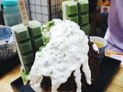 抹茶生乳かき氷-WONDER ICE 萬得冰田(建設路总店)