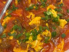 蕃茄鸡蛋炒牛肉-天鲜阁·海鲜粤菜·33年老字号(石槎白云站店)