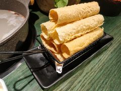 油炸豆皮-老灶堂文创火锅(文艺路店)