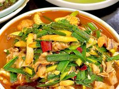 鱼籽鱼泡炒大蒜-绍兴名菜馆(可乐路店)