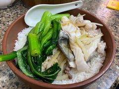 冲菜蒸鱼腩饭-日添美食馆