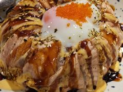 三文鱼流心熔岩饭-梦山水日本烧肉(五四广场店)