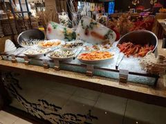 自助取餐区-广州希尔顿逸林酒店-OPEN開·全日制餐厅·海鲜·小火锅·自助餐(东风路店)