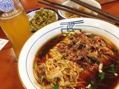 香辣牛肉酱面-刘氏三和面馆