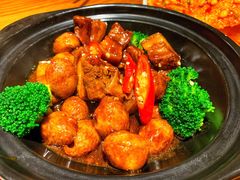 红烧肉烧鹌鹑蛋-石榴院子(西施故里店)
