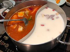 番茄牛膝骨猪肚鸡锅底-捞王锅物料理(上海世茂广场店)
