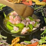 烙锅！偶尔吃油炸 微笑挂脸庞～