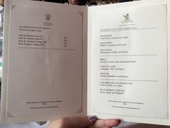 菜单-The Ritz Restaurant