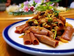 茄子拌海肠-新海渔港·胶东海鲜家常菜·家宴(奥体中心店)
