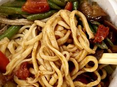 豆角丝炒肉拌拉条子-日上三甘(三里屯店)