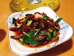 爆炒猪肝-临江餐馆二楼美食部落