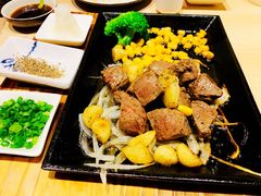 铁板牛肉粒-気楽亭和食料理(气乐亭大世界本店)