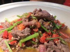 菜籽油炒衡东黄牛肉-老湘村·湖南土菜(天河维多利店)