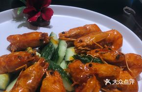 Stewed Freshwater Shrimp in Oil