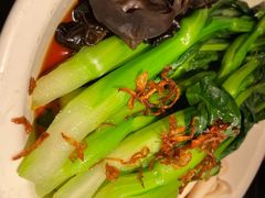 白灼菌菇菜心-新白鹿餐厅(虹桥南丰城店)